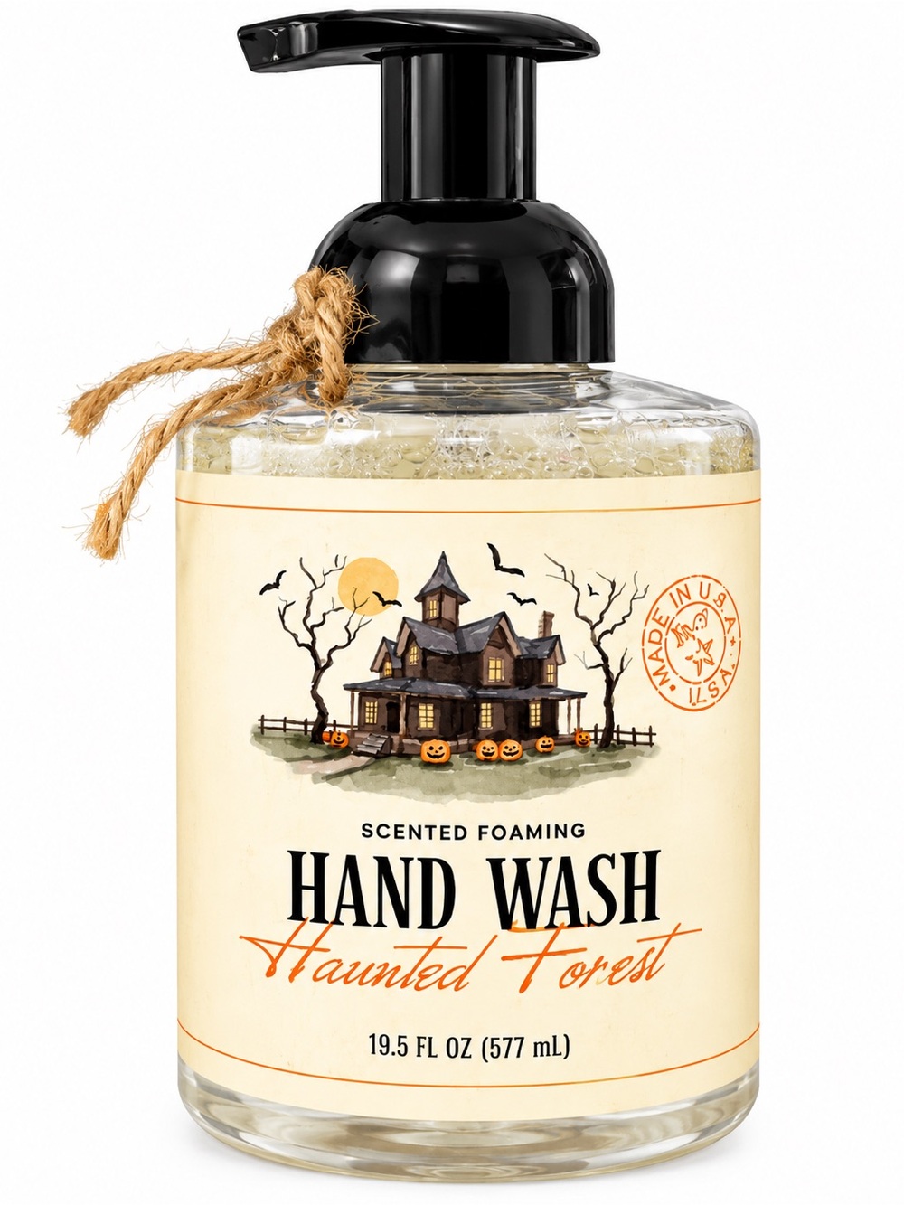 Haunted Forest Scented Foaming Hand Wash — Black Pump